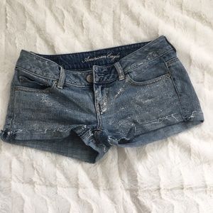 american eagle jean shorts